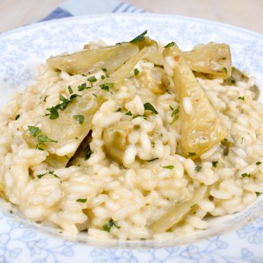 Risotto of artichokes