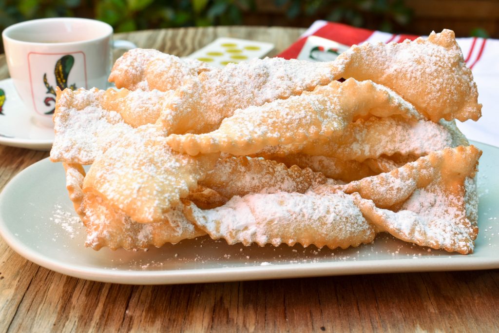 Cenci di Carnevale (Chiacchiere, Crostoli, Bugie) Italian Fried Pastries -  Inside The Rustic Kitchen