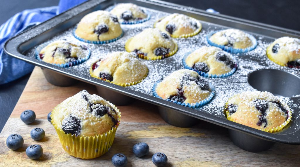 Lemon blueberry and ricotta muffins - Italian Spoon