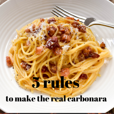 5 rules to make the real carbonara!