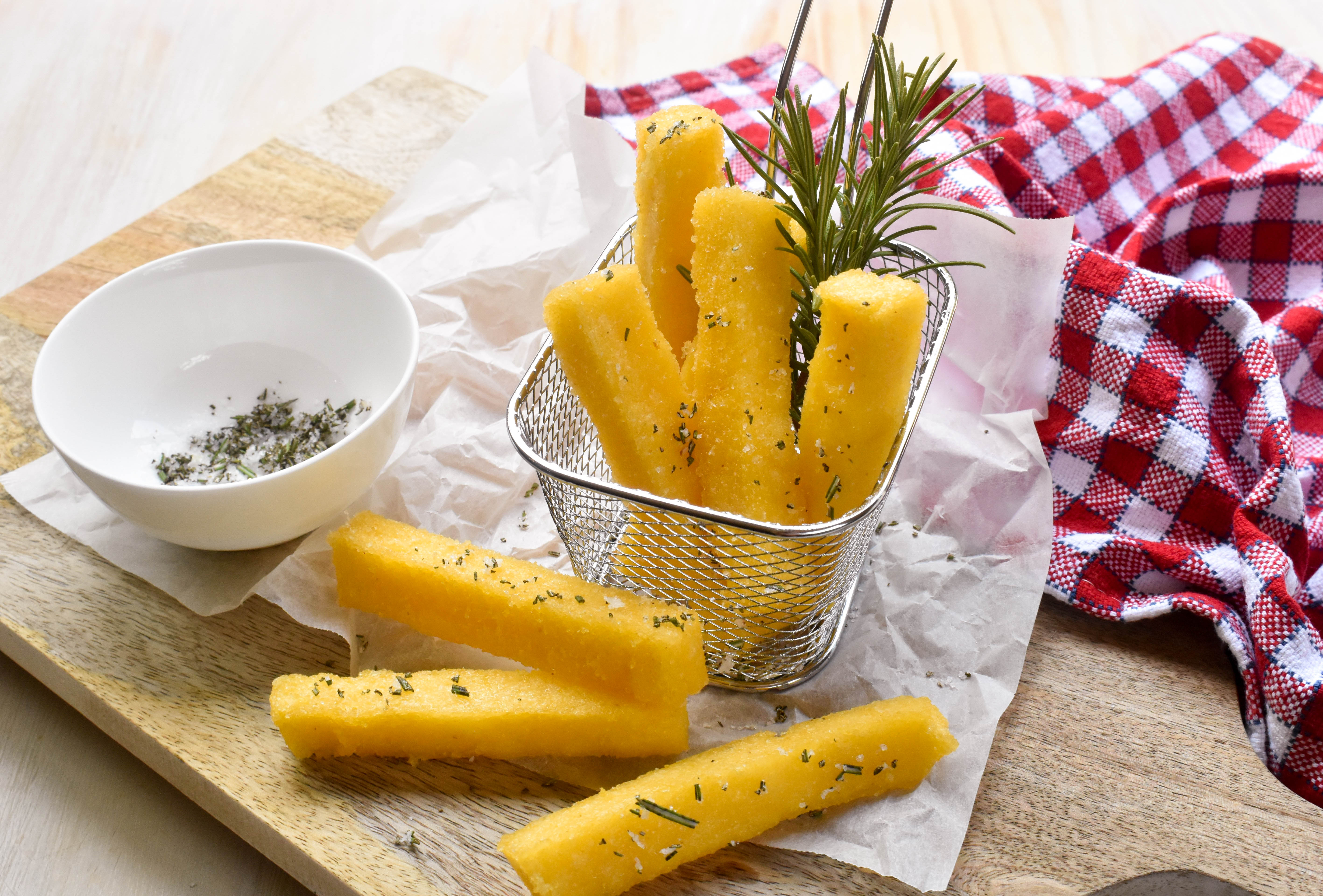 Polenta Chips Italian Spoon